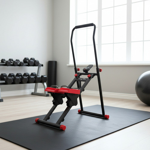 Simulador Elíptico Fitness Multifuncional Caminhada Escalada Treino Baixo Impacto Estrutura Aço Suporta 120kg Residencia