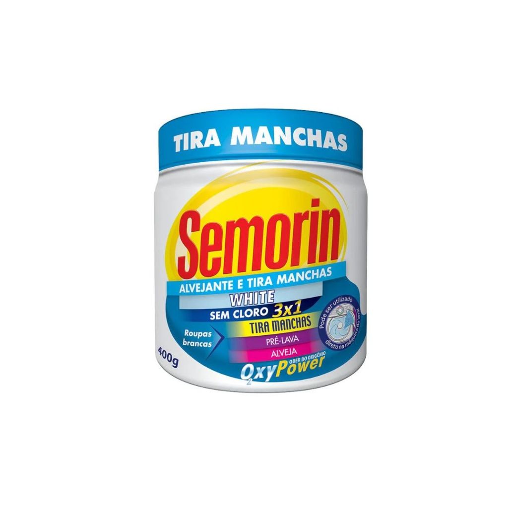 SEMORIN TIRA MANCHAS EM PÓ WHITE 400G
