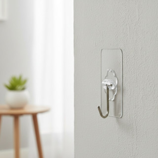 6 Gancho de metal Adesivo 10kg Transparente em Oferta na Shopee