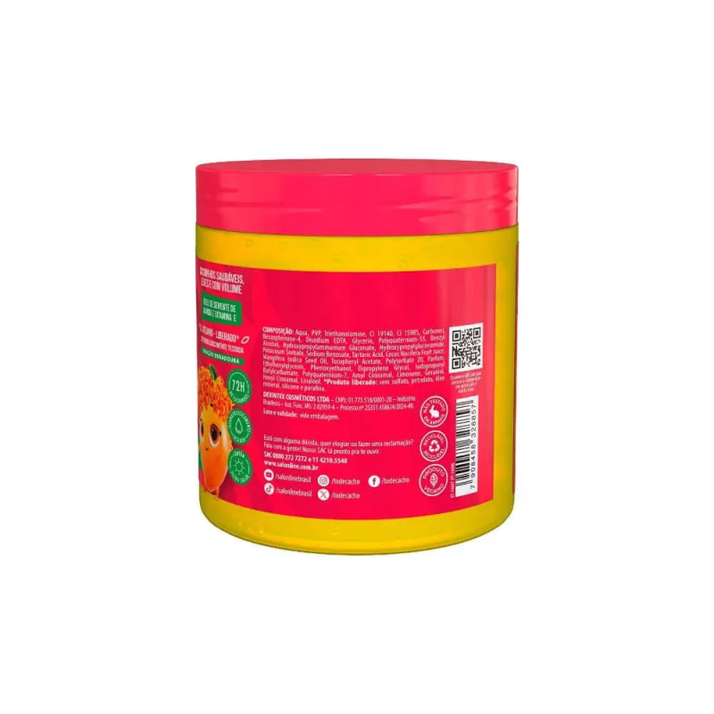 Detalhes do Gelatina Super Volume Salon Line Todecacho Kids Manga 550g