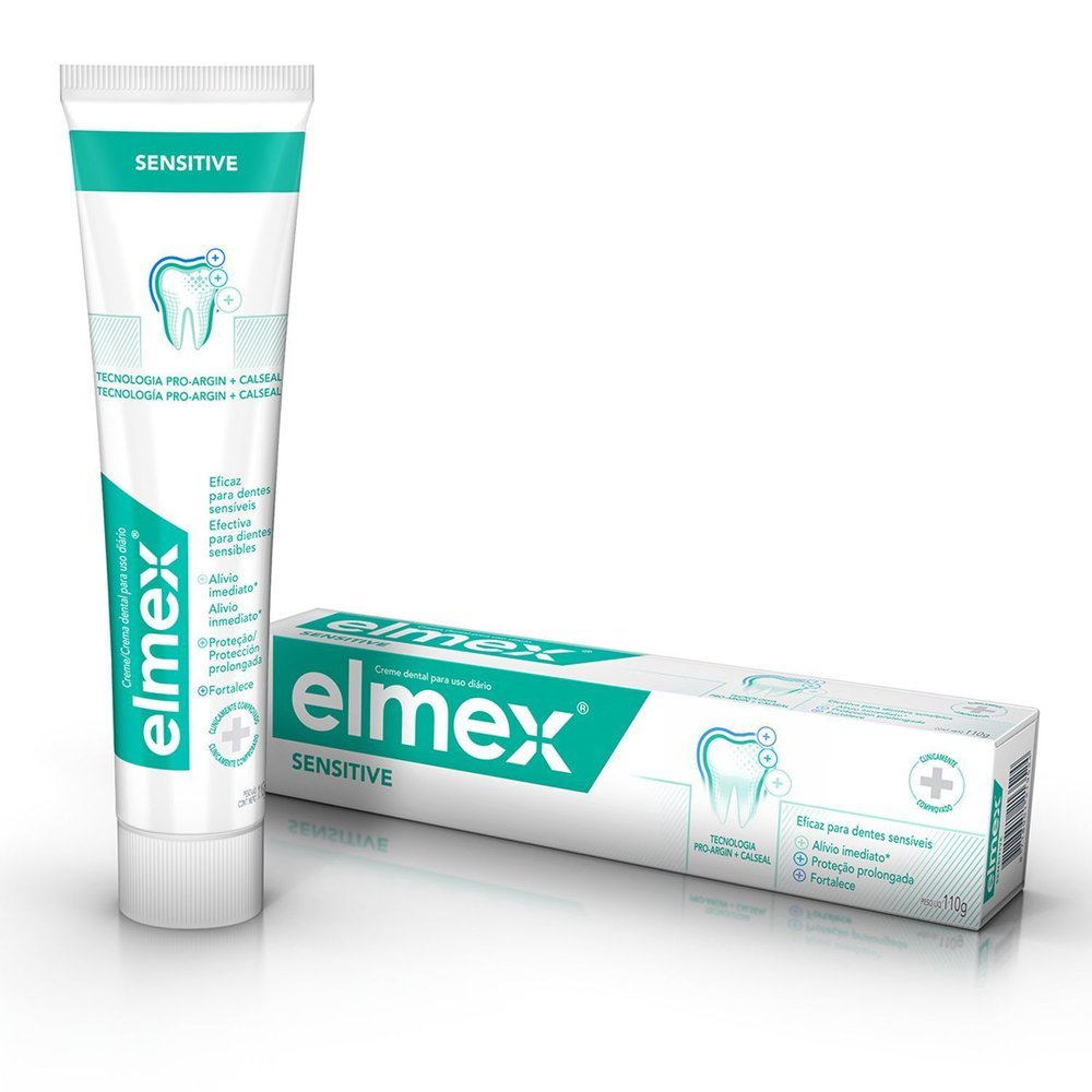 Detalhes do Creme Dental para Sensibilidade Elmex Sensitive Professional 110g