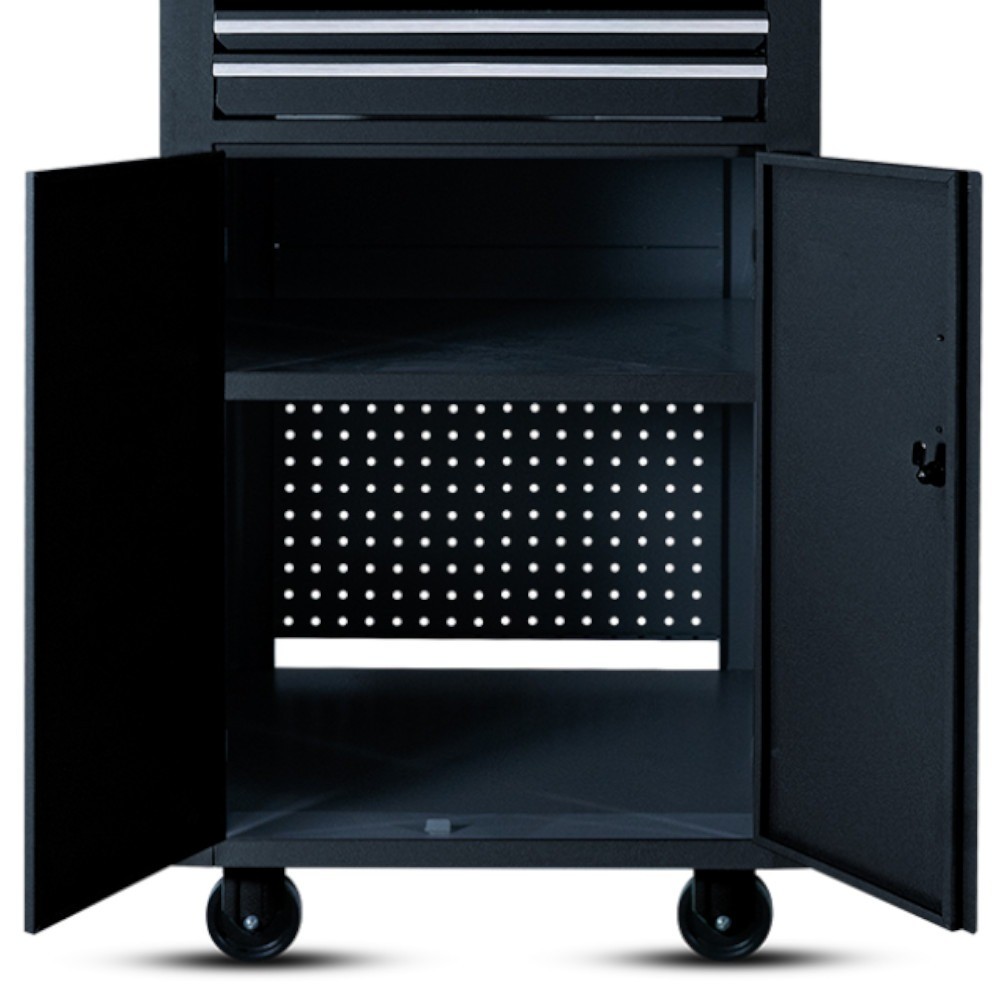 Detalhes do Rack fechado p/ comp. com visor acrílico RLL-29 Rotterman