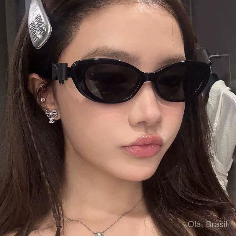 Óculos de sol olho de gato arco óculos de sol 2025 novo estilo senhoras versão coreana óculos de sol de alta qualidade A