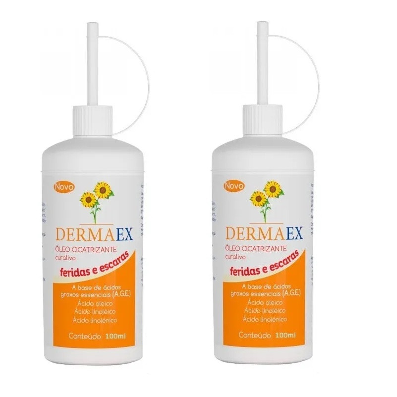 Dermaex Óleo De Girassol Cicatrizante 2 X 100ml