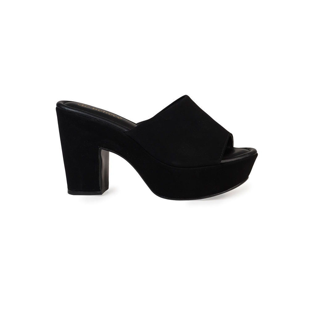 Tamanco Bebecê Plataforma Salto Bloco