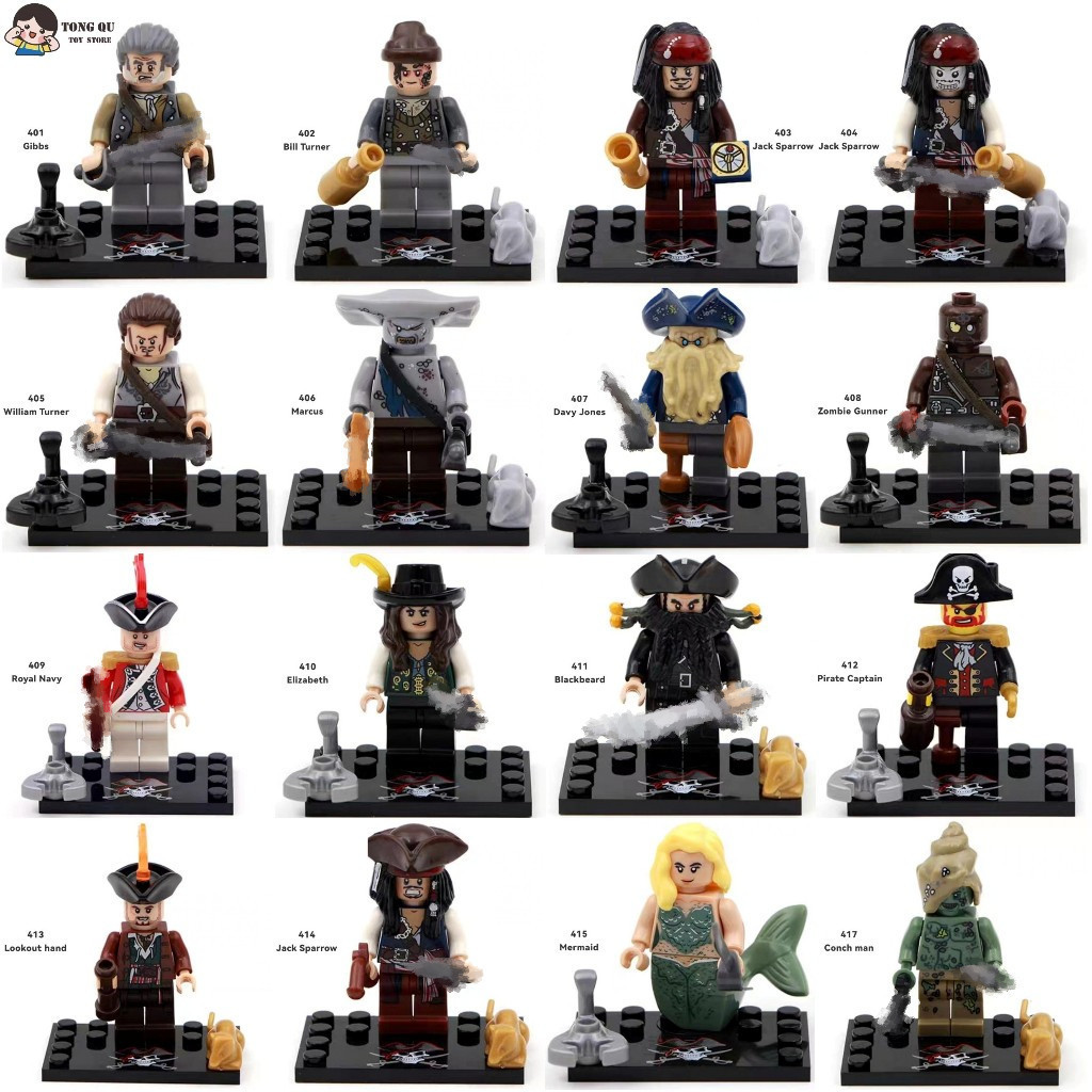 Crianças brinquedos menino presentes decorações de mesa blocos de construção pirata