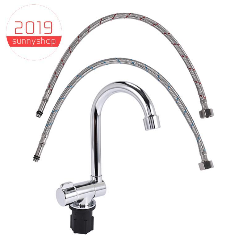 [Bestseller S] Torneira De Cozinha Dobrável 360 Dgree Rotação Pia Água Com Alça Única Misturadora Fria E Quente Para Bar