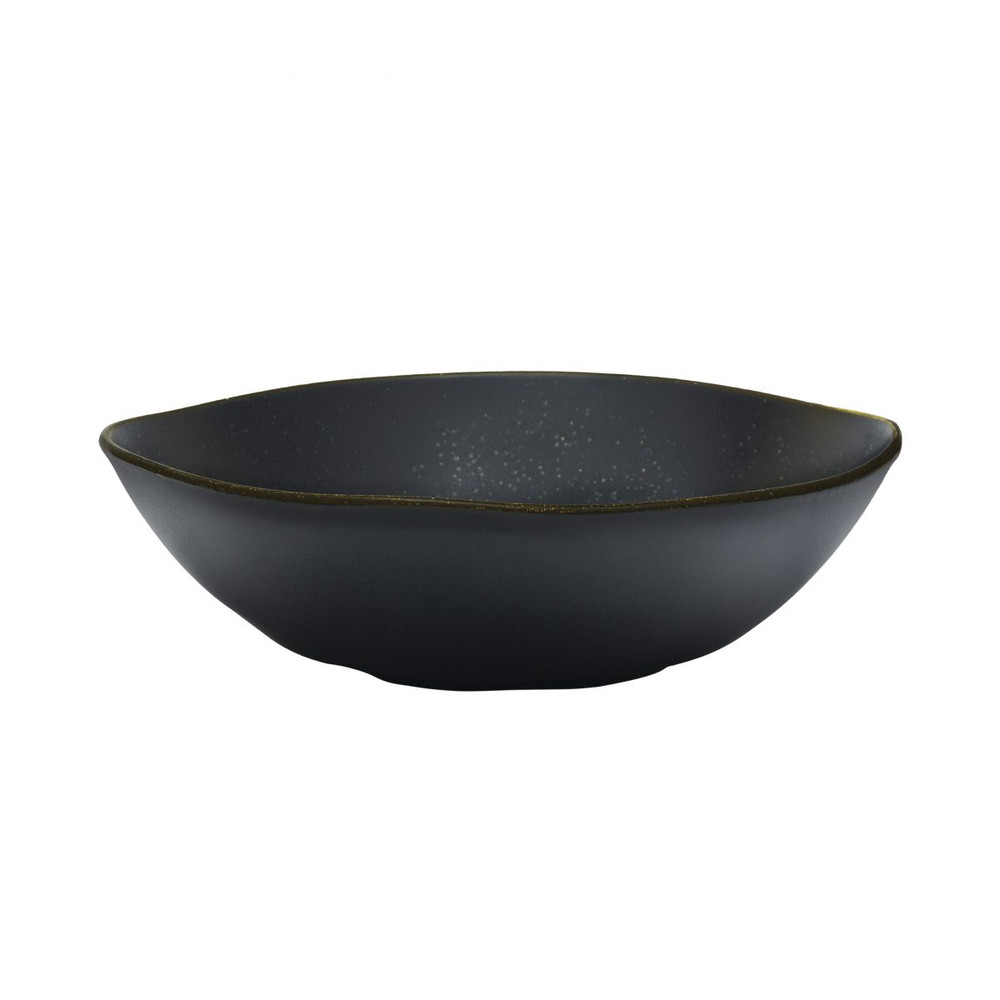 Saladeira Porcelana 26cm 1,6l Ryo Volcano Preto Fosco Oxford