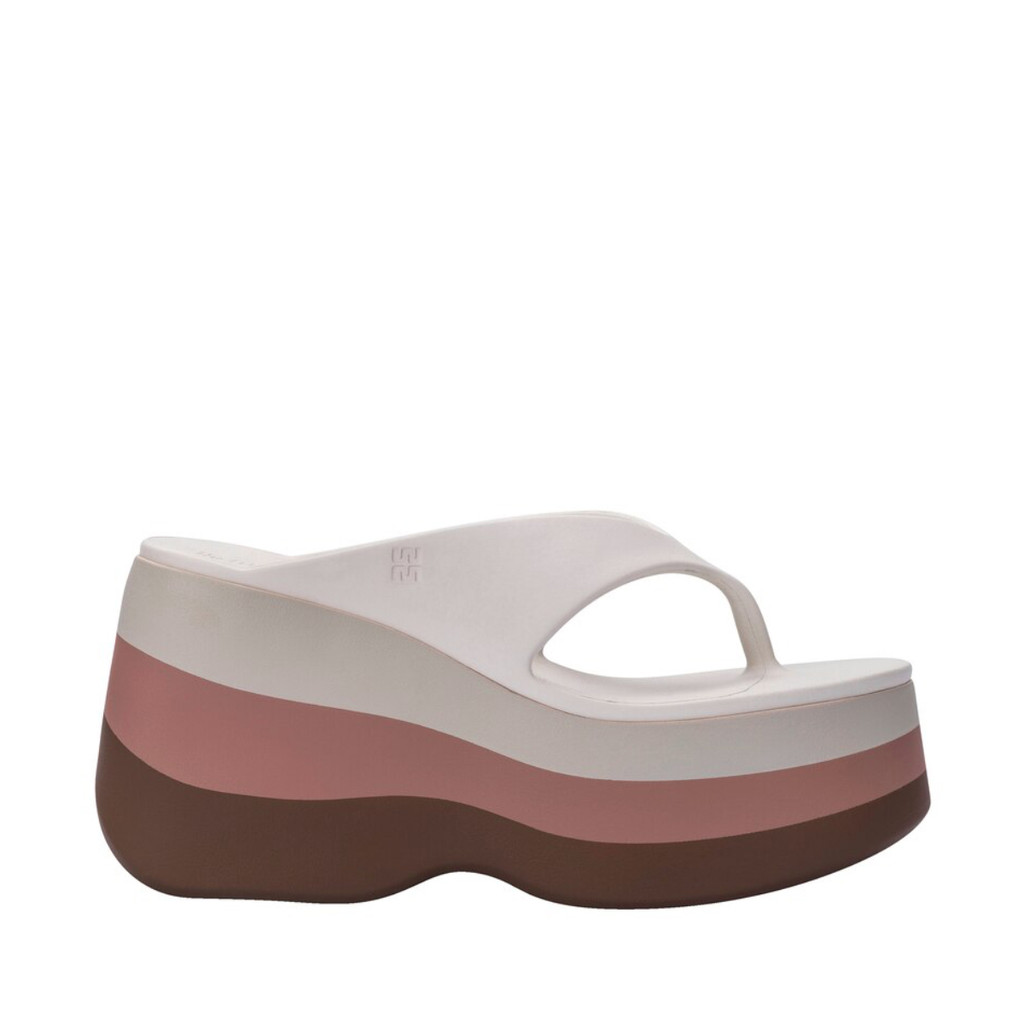 Melissa Free Thong Wedge Print