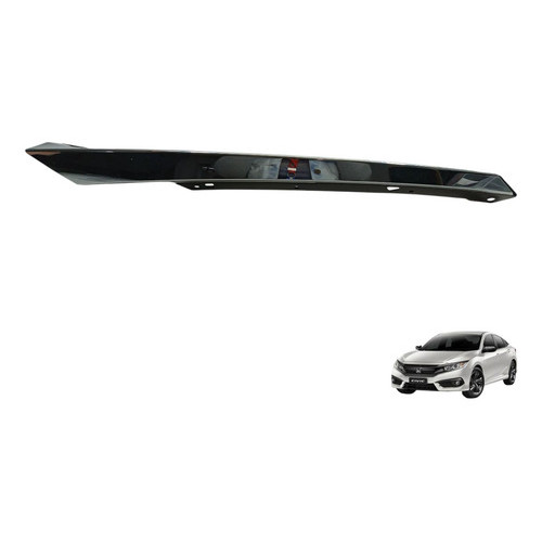 Friso Superior Farol Direito Honda Civic G10 2018 2019 Cromado