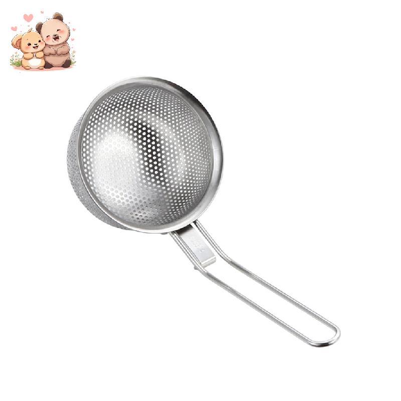 Filtro De Panela Quente De Aço Inoxidável 304 Com Alça Dobrável , Cesta De Drenagem Suspensa , Rede De Óleo Para Fritar