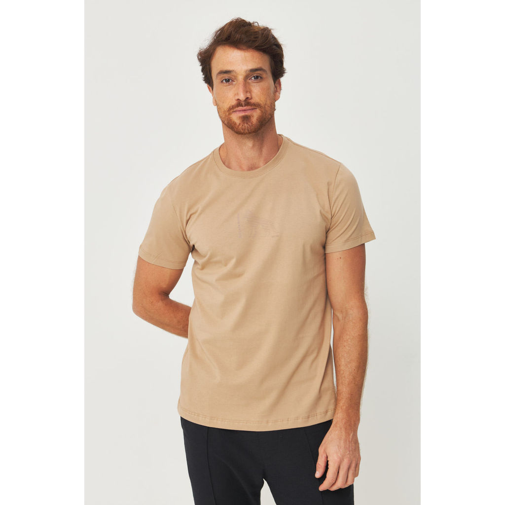 Camiseta Lobo Linhas Masculina Acostamento