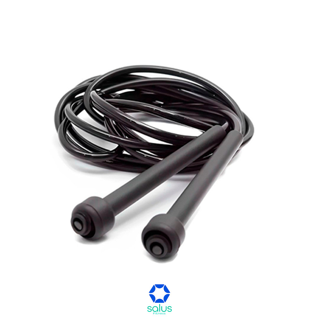Corda De Pular Profissional Com Com Cabo Ergonómico Cor Preto