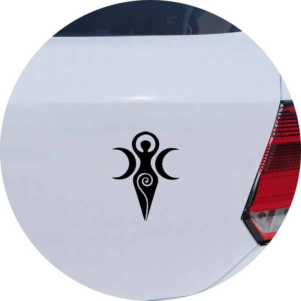 Adesivo Para Carro Símbolo Deusa Wicca