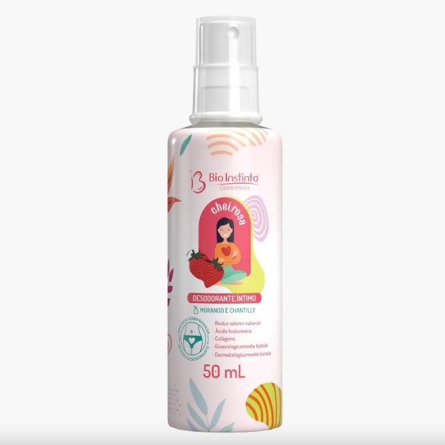 Desodorante Íntimo Morango e Chantilly 50ml - Bio Instinto