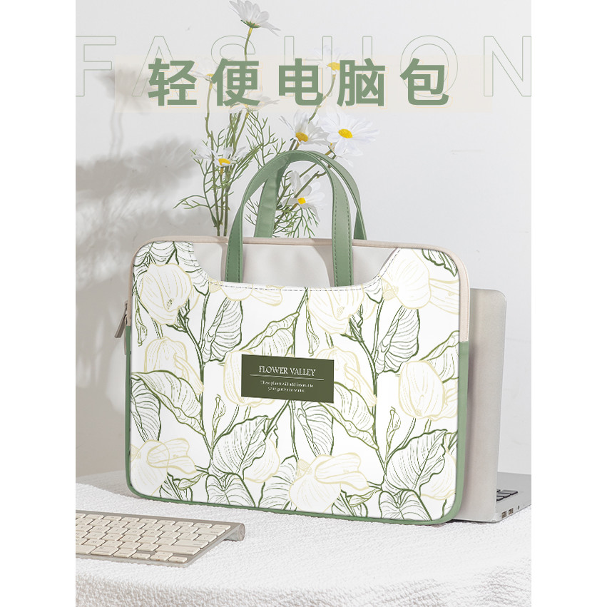 Bolsa para Laptop leve e luxuosa portátil adequada para Apple macbook 15: 20 cm Feminino Lenovo 47 cm Shin-Chan air13.3