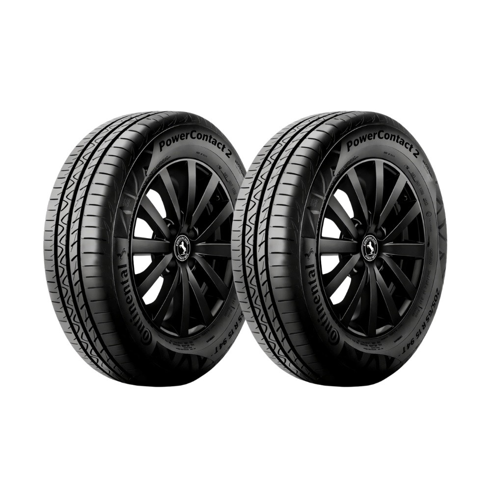 KIT 2 PNEUS ARO 14 185/70R14 CONTINENTAL POWERCONTACT 2 88H 