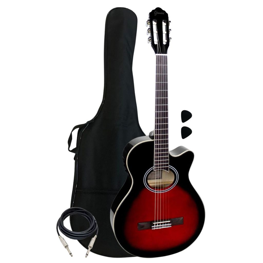 Kit Violão Giannini Nylon GNF-1D CEQ Mini Jumbo Eletroacústico — imagem 2 de 2