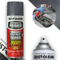 Spray Base Primer Cinza Fosco Alta Temperatura Rust Oleum