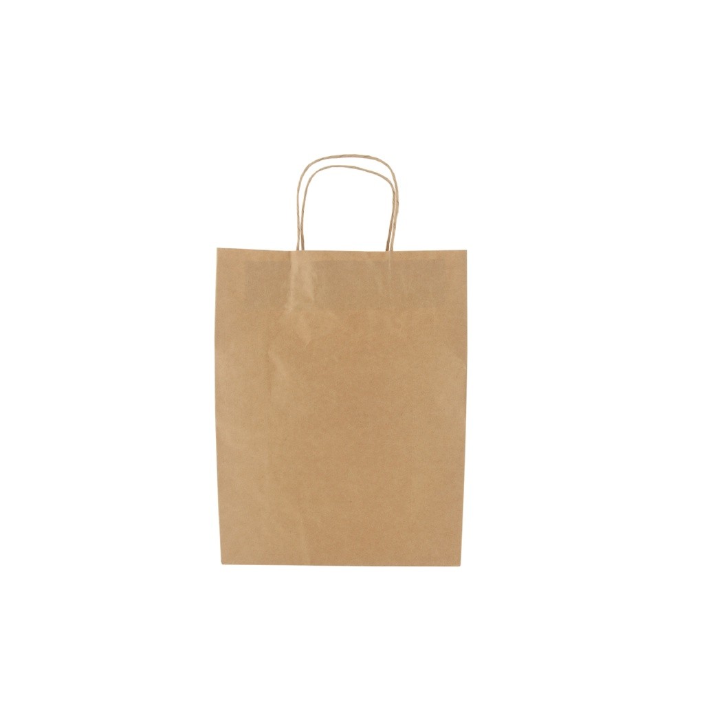 Sacola de Papel Kraft Econômica M - 50 Unidades — imagem 2 de 2