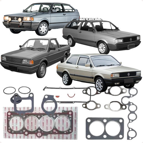 Jogo De Junta Superior Motor Volkswagen Gol Parati Saveiro Voyage 1982 1983 1984 1985 1986 1987 1988 1989 1990 A 1997