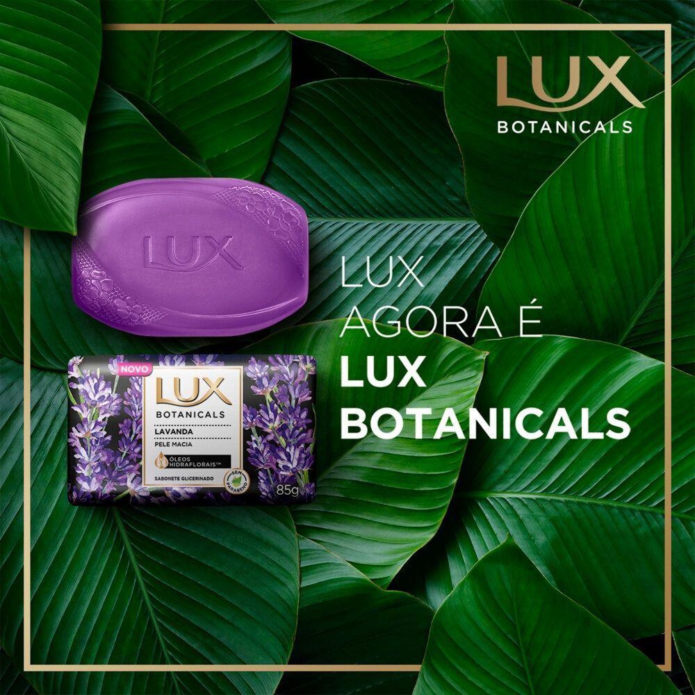 Detalhes do Sabonete em Barra Lux Botanicals Lavanda 85g