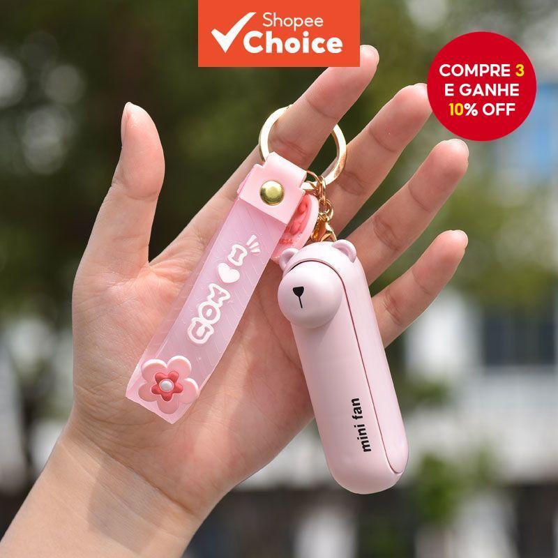  Mini Ventilador Recarregável Ventilador Portátil de Mão Ventilador USB Pessoal de Bolso para Resfriamento Elétrico