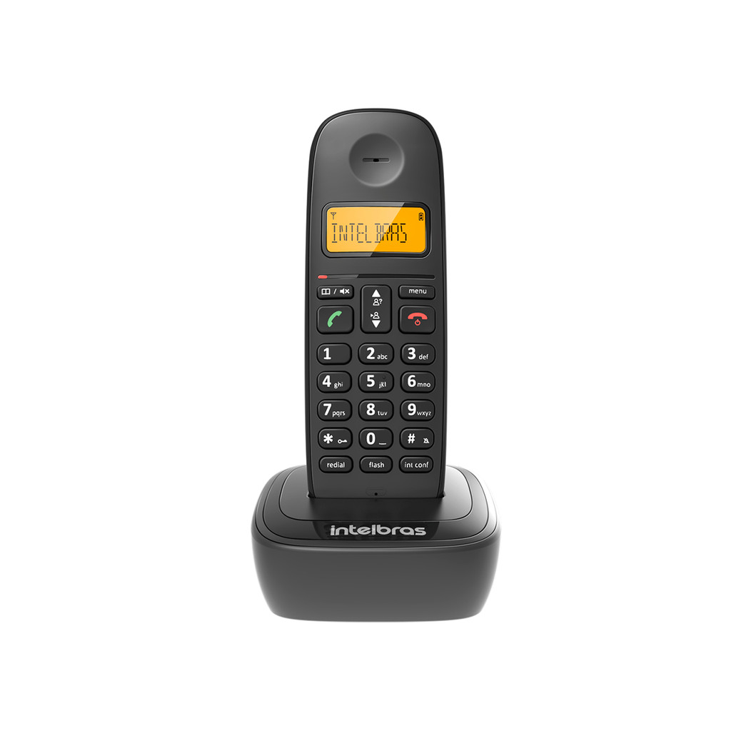 Telefone Sem Fio Digital TS 2510 Preto Intelbras em Oferta na Shopee
