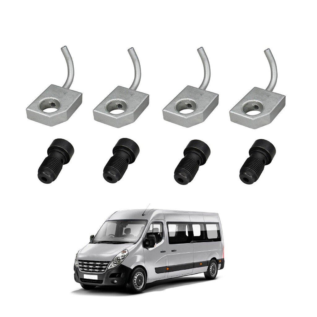 Kit 4 Bico Injetor De Oleo Mot G9U 2.5 16V 04-09 Master Indice Mot 720-724
