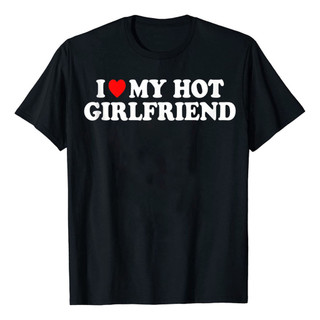 Camiseta Masculina I Love My Hot Girlfriend Namorada Algodao