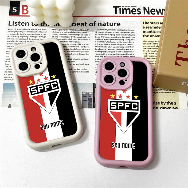 Capinha celular personalizada Soberano São Paulo Futebol para Samsung Galaxy A05S A04E A15 A14 A23 A32 A35 S23 S24 Capa