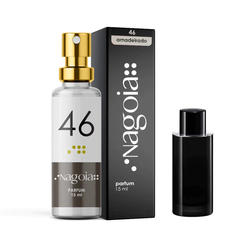 Perfume Importado Masculino 15 ml - Nagoia 46 - Alta fixação Inspirações - Code Black em Oferta na Shopee