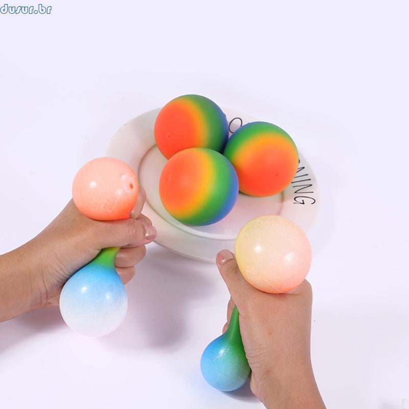 dusur9 Brinquedos Arco-Íris Colorido Ventilação Brinquedo Descompressão
