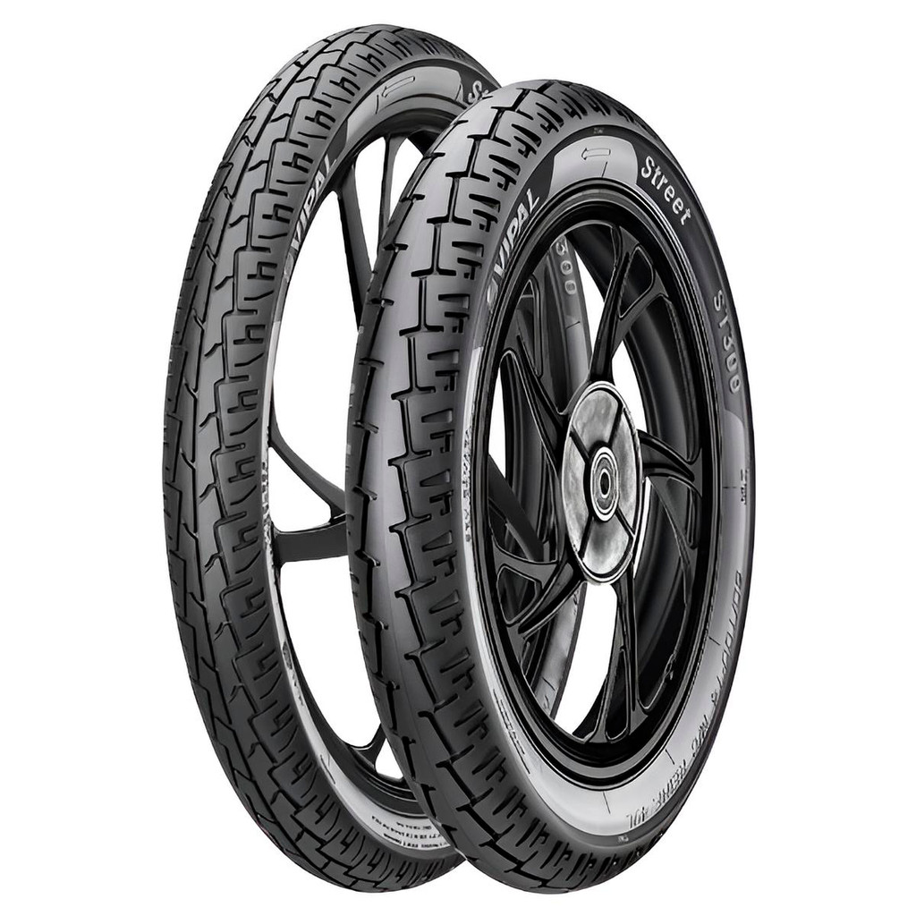 Par Pneu Vipal 250-17 e 275-17 ST300 Uso Sem Câmara Crypton Phoenix Eagle C100 GS120 Win 110