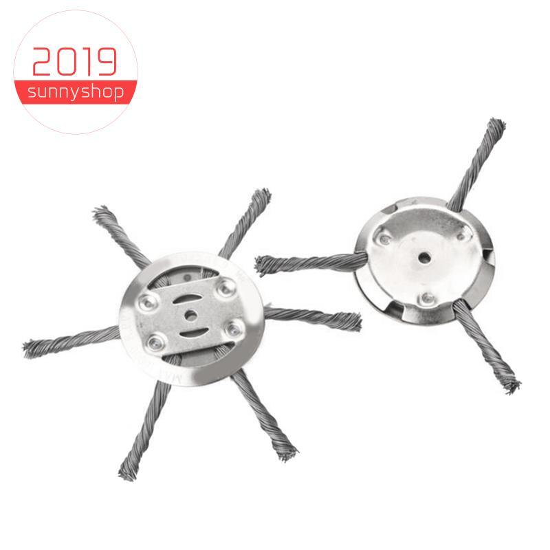 [Bestseller S] 3/6 Cabeça De Fio De Aço Aparador De Grama Cortador Escova Lâmina De Metal Oscilante Para Ferramenta De J