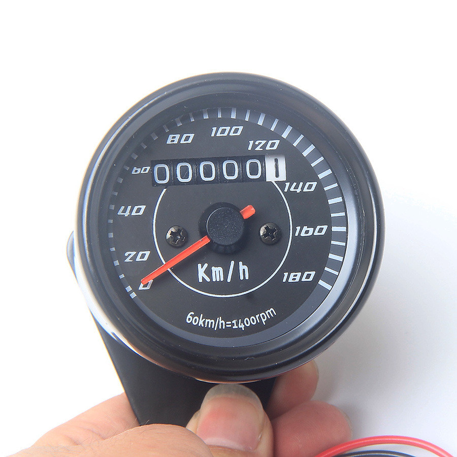 Modificação de odômetro LED estilo retrô para motocicleta Jialing com velocímetro de 70 km/h, adequado para Harley cruis