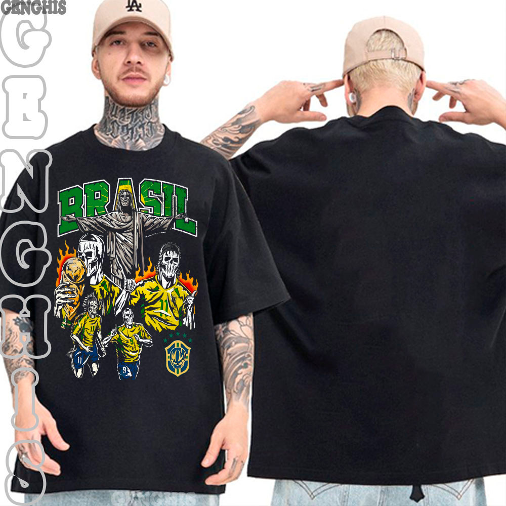Camiseta Brasil Seleção Brasileira Copa Do Mundo 2026 Brazil Torcida Diversas Estampas Camisa Basica e Oversized Algodão