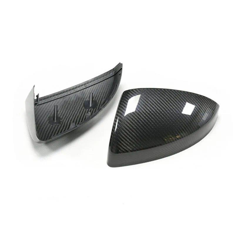 Para AUDI Novo TT TTS R8 Seco Fibra De Carbono Substituição Espelho Habitação Capa Corpo Kit