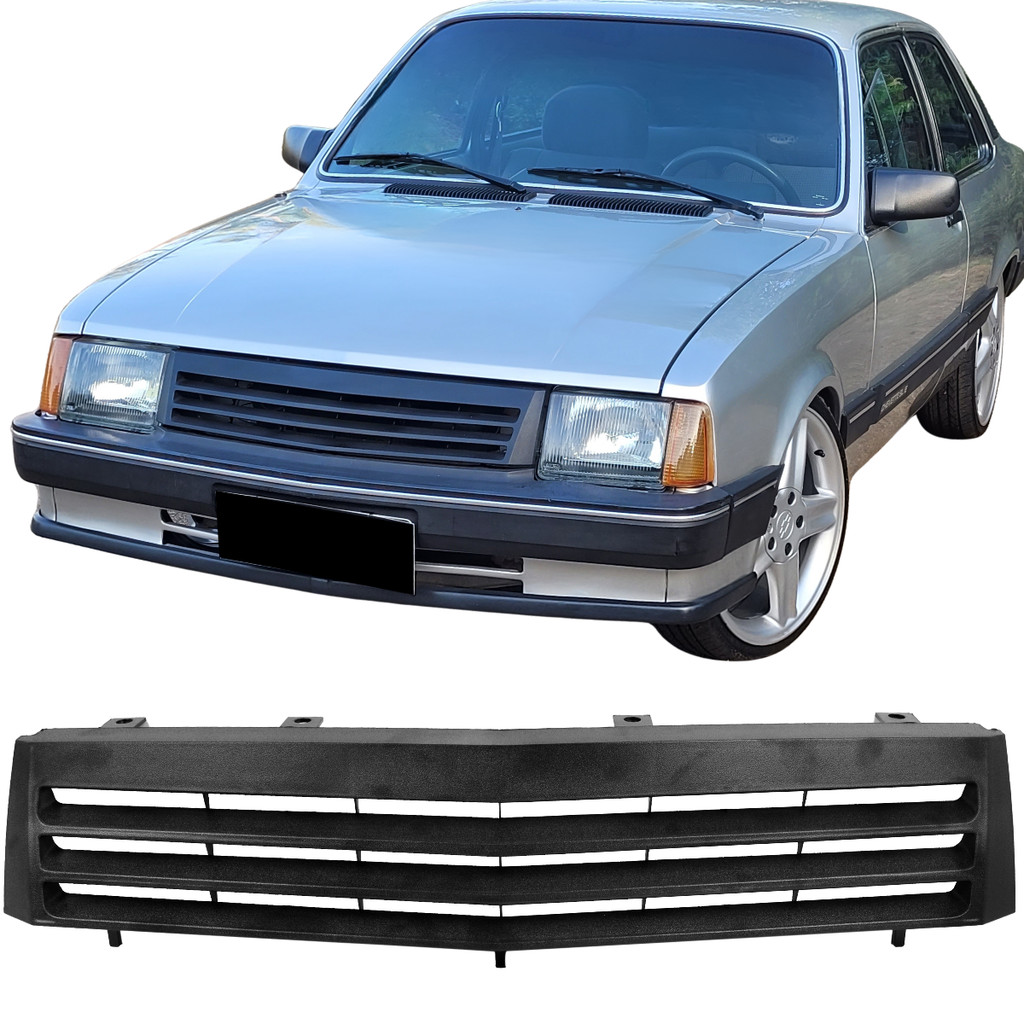 Grade Dianteira Chevette Marajó 1987 1988 1989 1990 a 1993 Preta Chevrolet