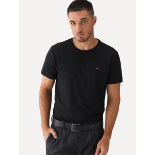 Camiseta Tommy Hilfiger Masculina Essential Cotton Preta em Oferta na Shopee