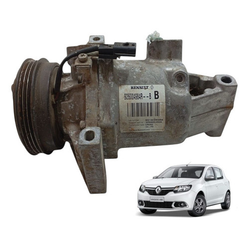 Compressor Ar Condicionado Sandero 1.0 3cc 2015 2016 2018