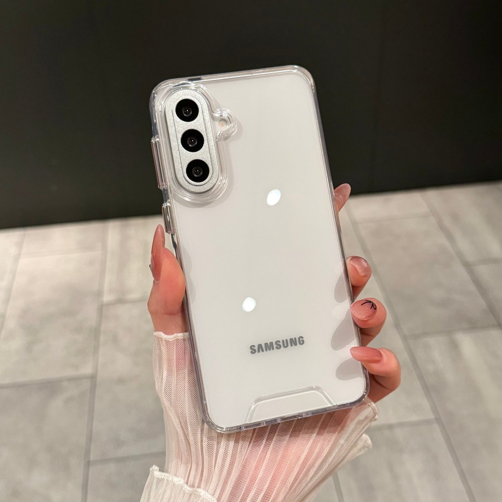 Nova capa transparente à prova de choque para celular aplicável a Samsung A57 A37 S26 S25 S24 Ultra A56 A55