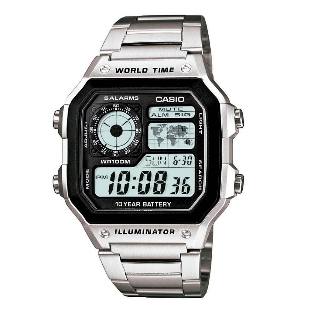 Relógio Casio Masculino Standard AE-1200WHD-1AVDF.