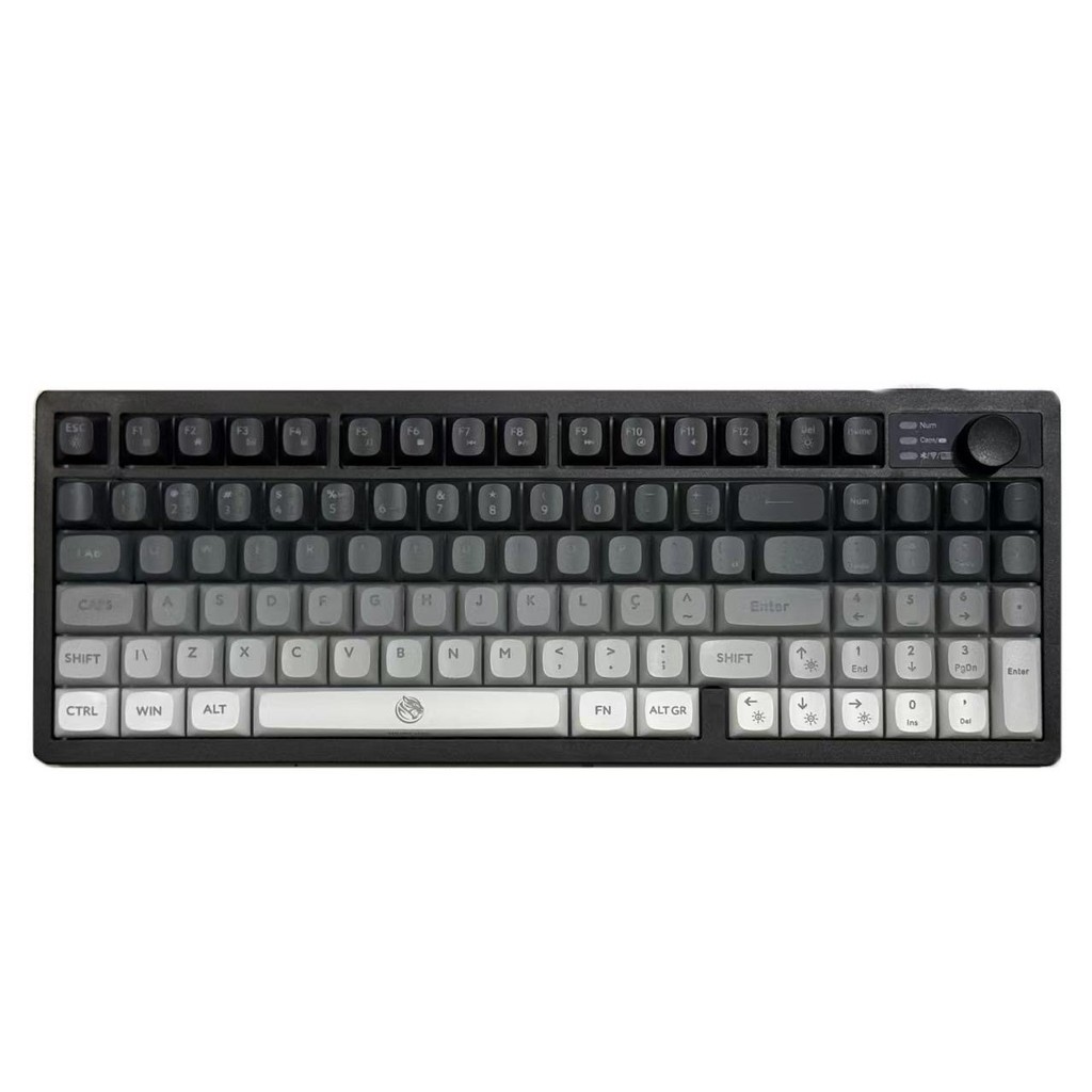 Teclado Gamer RGB Sem Fio ABNT2 Bateria Durável Iluminação LED Alta Performance Jogos Escritório K518