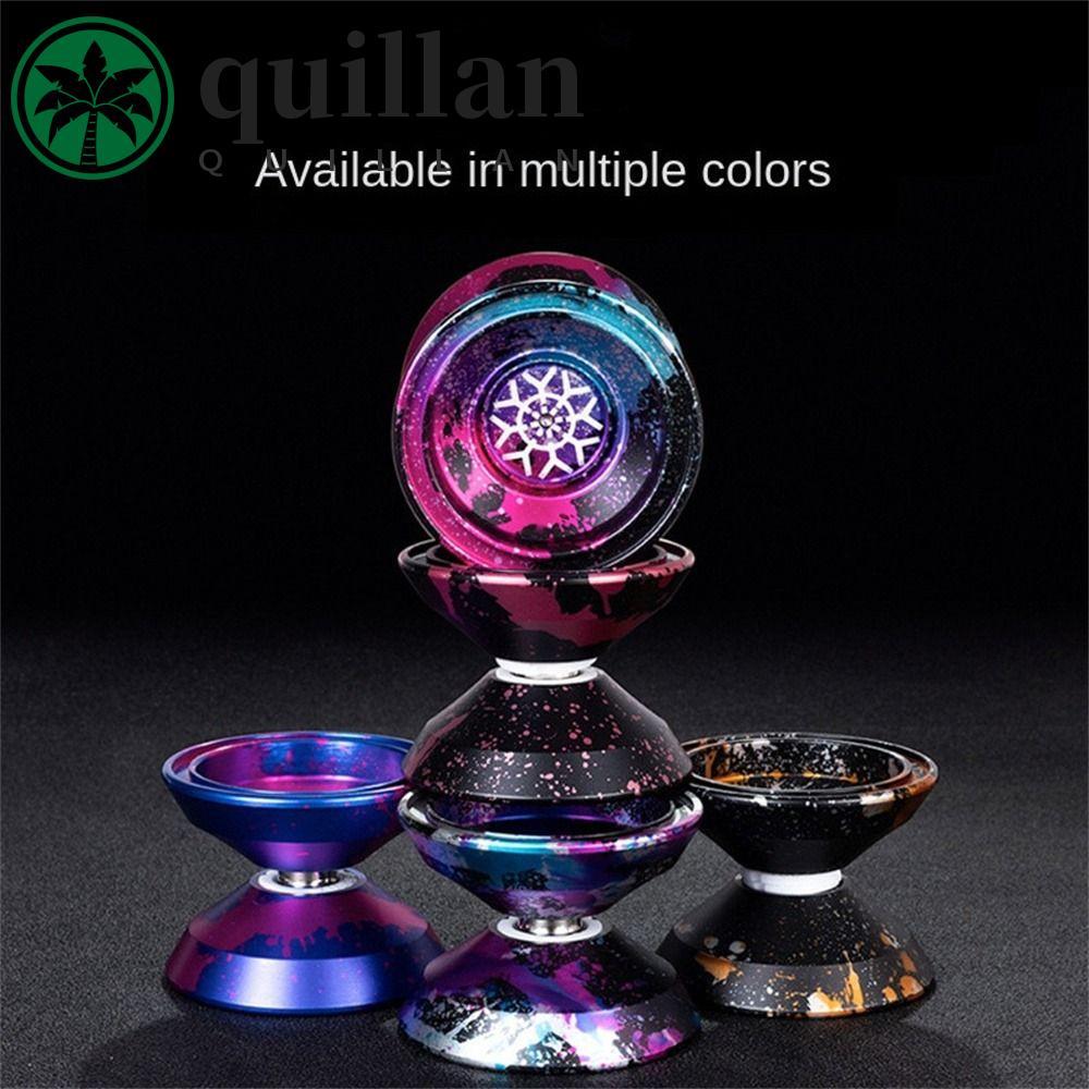 QUILLAN Metal Yoyo , Alta Velocidade 10 Rolamento De Esferas Ioiô Brinquedos , Bola De Liga De Alumínio Sem Resposta Pro