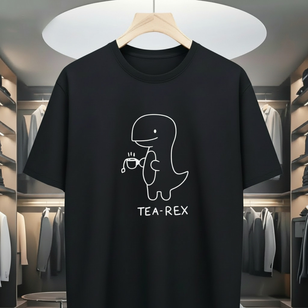 Camiseta Infantil Menino Tea-Rex Dinossauro Algodão Várias Cores Camisa Kids Blusa T-shirt Estilosa