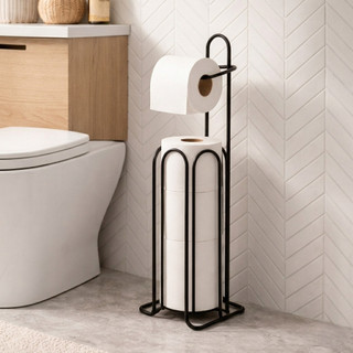 Suporte Premium de Papel Higiênico - 77% OFF! 🛁
