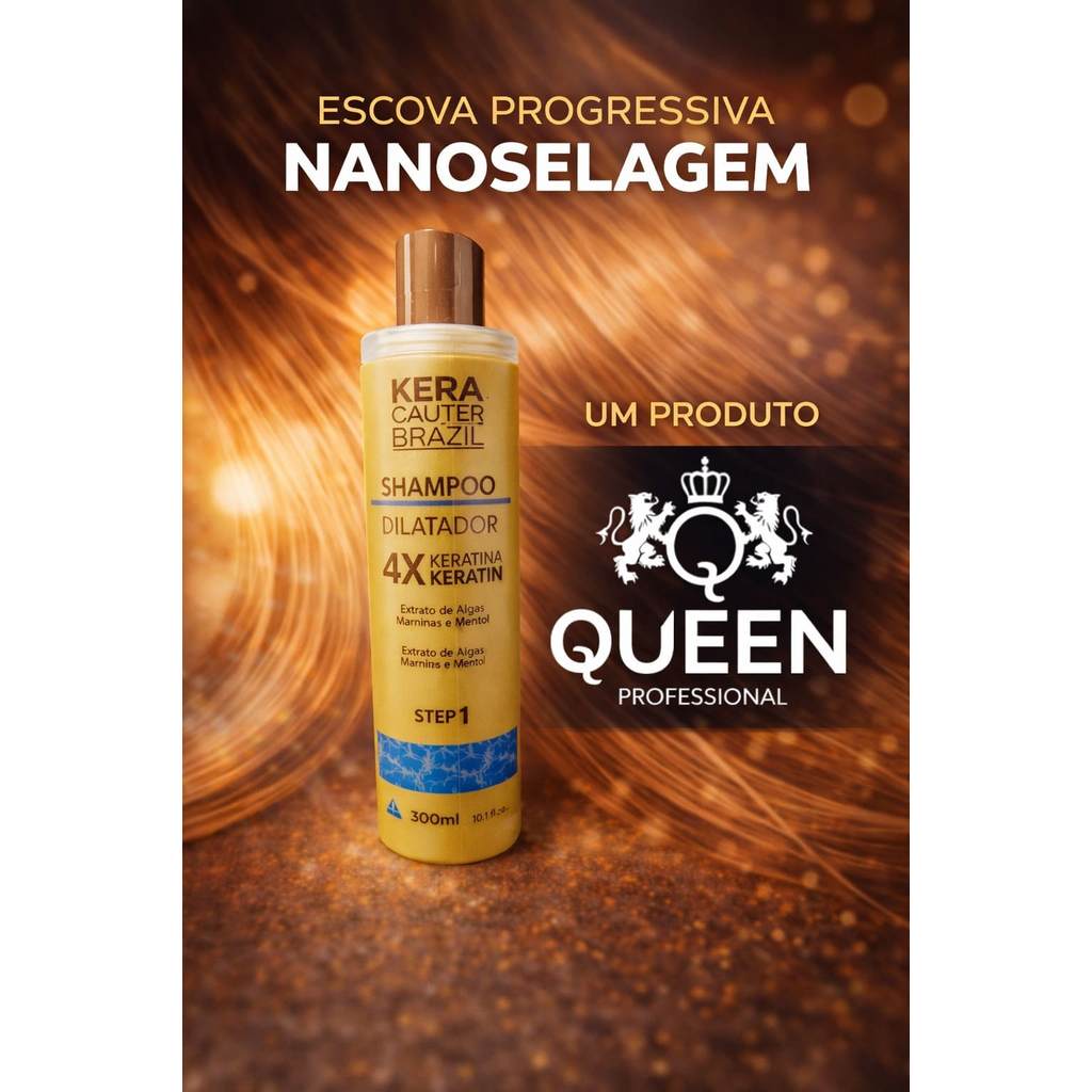 Shampoo Dilatador Kera Cauter  Anti Residuos Pre Natural