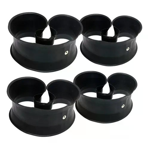 Kit 4 Protetor P Camara De Ar Aro 16 Premium Pneus 16 750-16 Schrader Preto