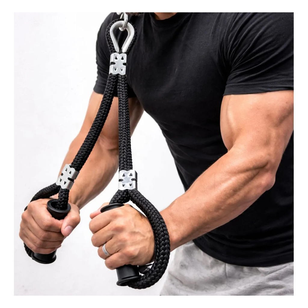 Puxador Tríceps Corda Academia Profissional Pulley Crossover